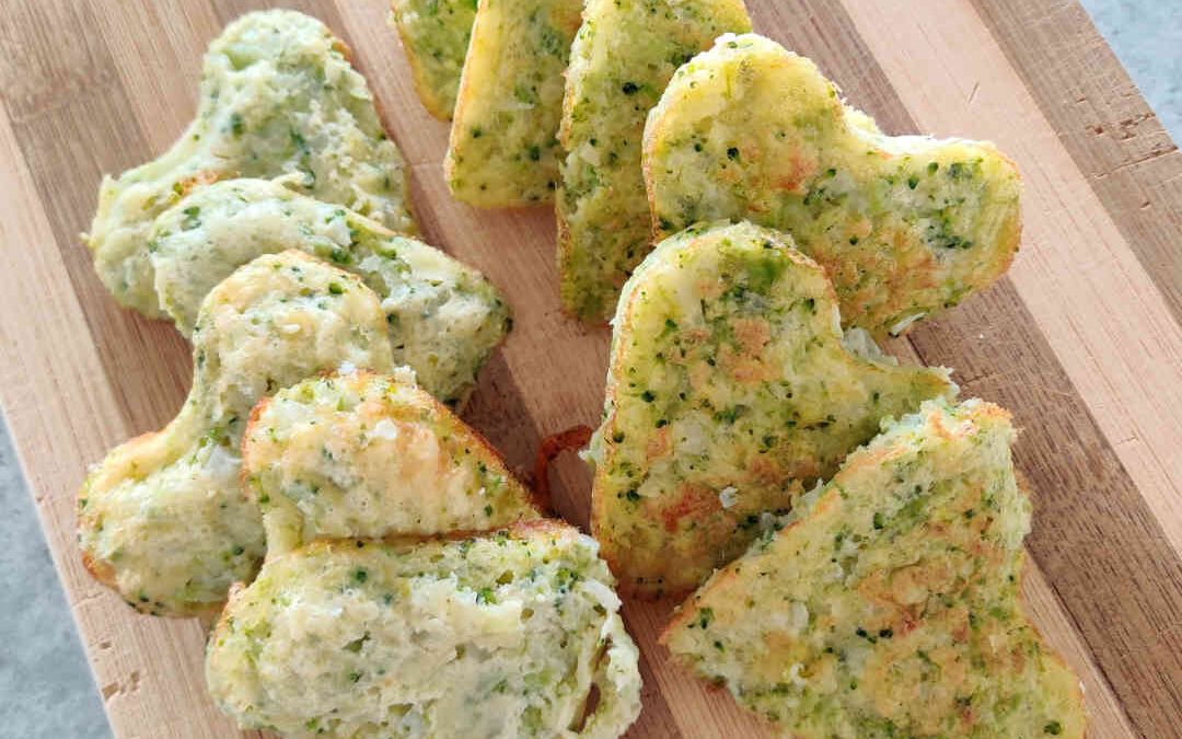 Broccoli/Blomkål Muffins (+6 mdr.)